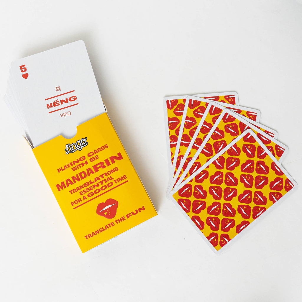 Lingo Mandarin Travel Playing Cards