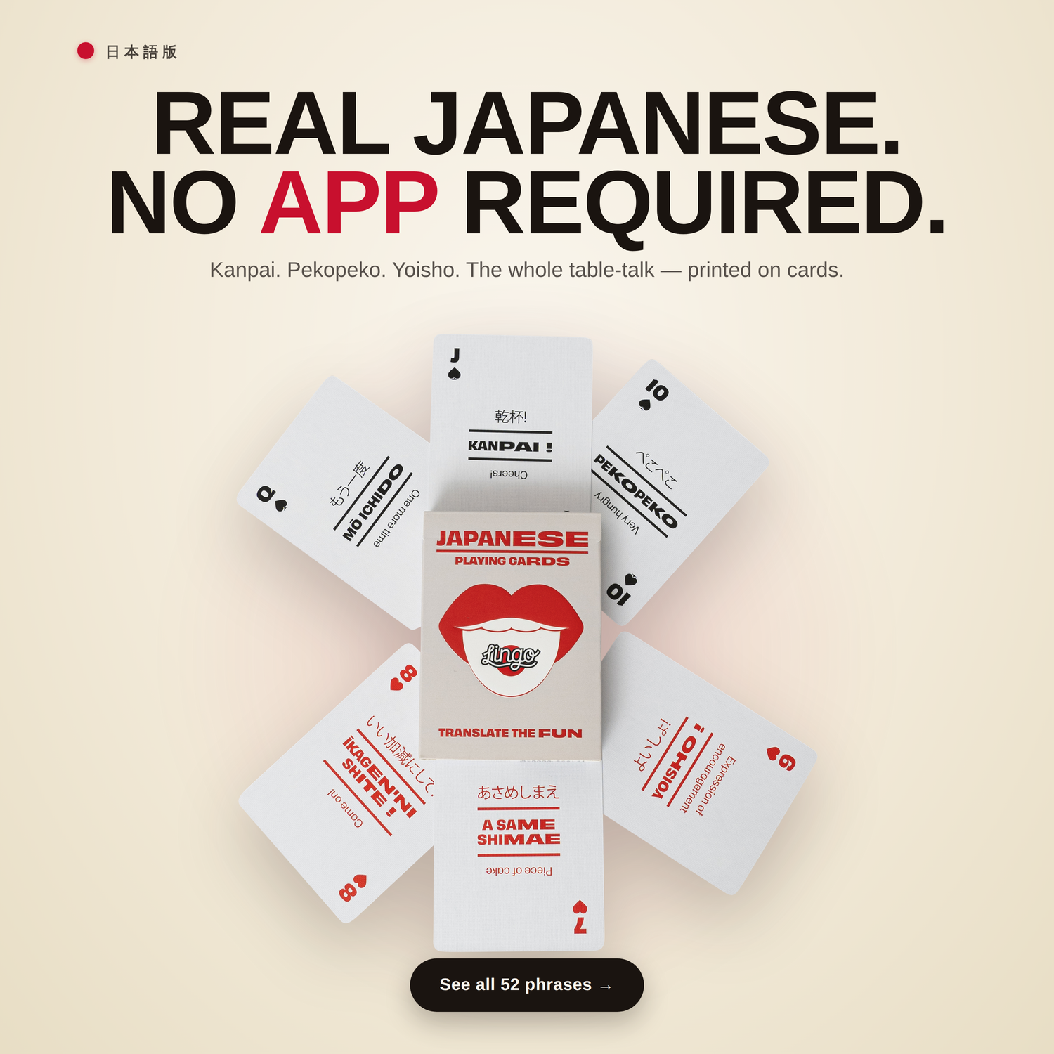 Lingo Japanese Travel in Wayfarer Tin