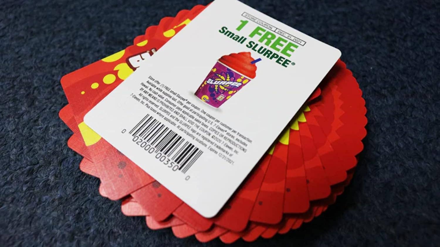 Bicycle 7 Eleven Slurpee 2020 Playing Cards - Red