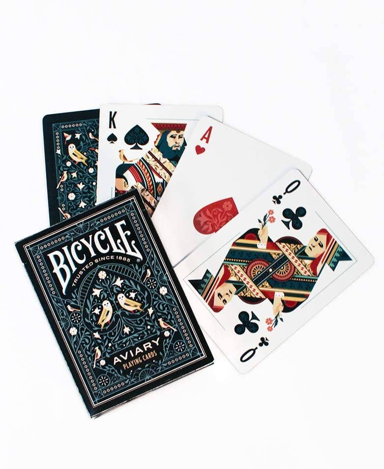 Bicycle Aviary Cards