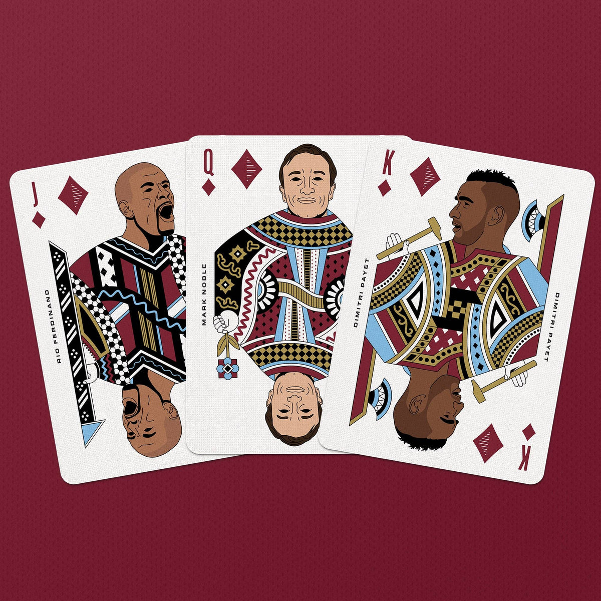 West Ham United Playing Cards – Boot & Ball Football Legends Deck