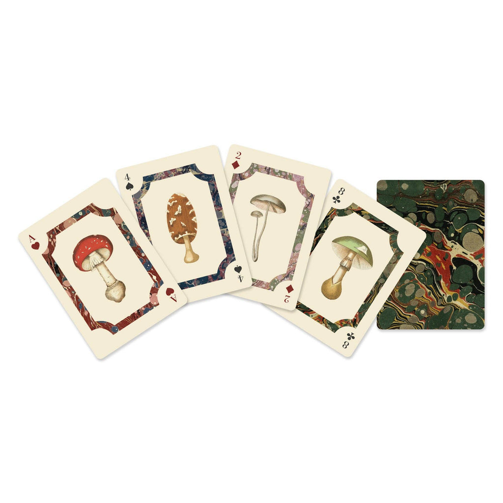 Roomytown Fungi Playing Cards – Vintage Mushroom Card Deck
