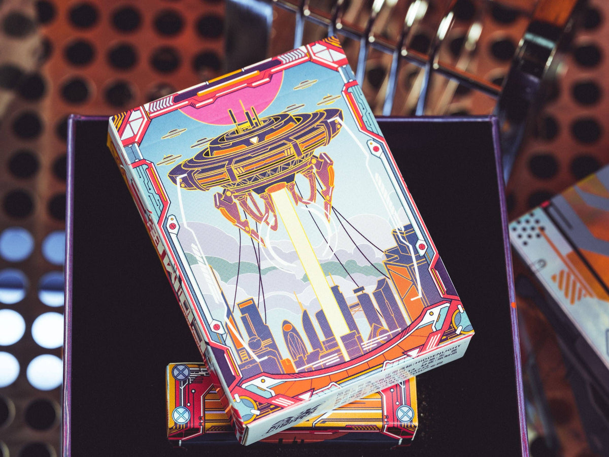 The Flying Saucer Cyberpunk Playing Cards: Native-Standard Deck