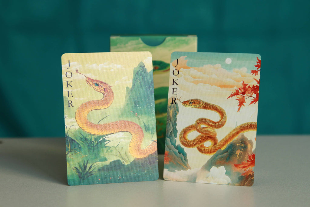 Zodiac Charms Snake Playing Cards – 2025 Year of the Snake