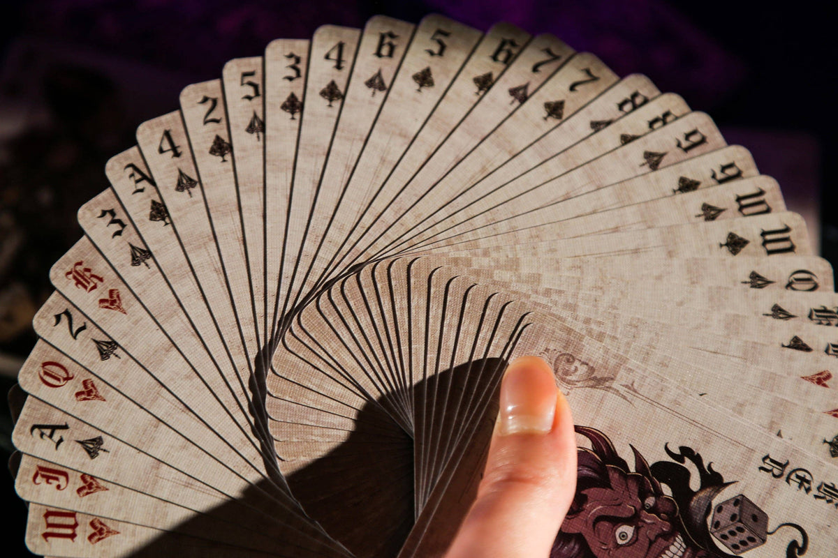Haunted Castle Playing Cards - Silver Key Society
