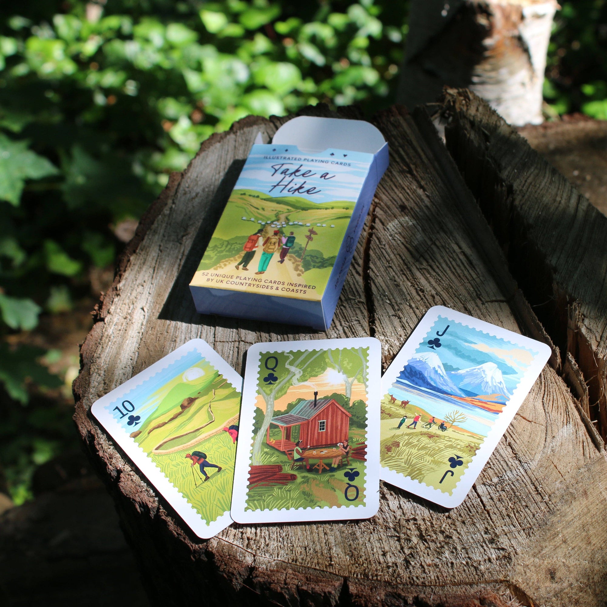 Take a Hike Illustrated Playing Cards by Studio Giv