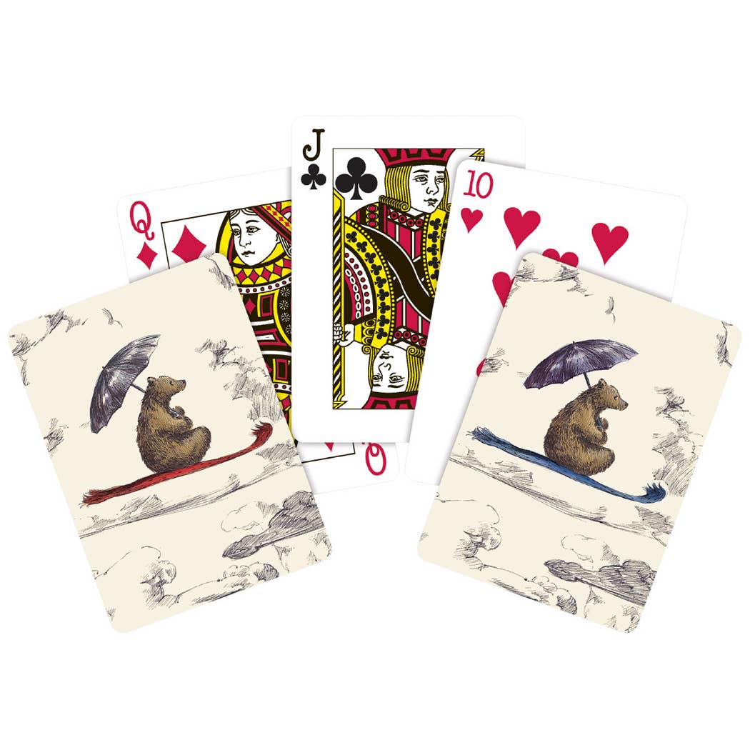 Flying Bear Luxury Double Playing Card Set