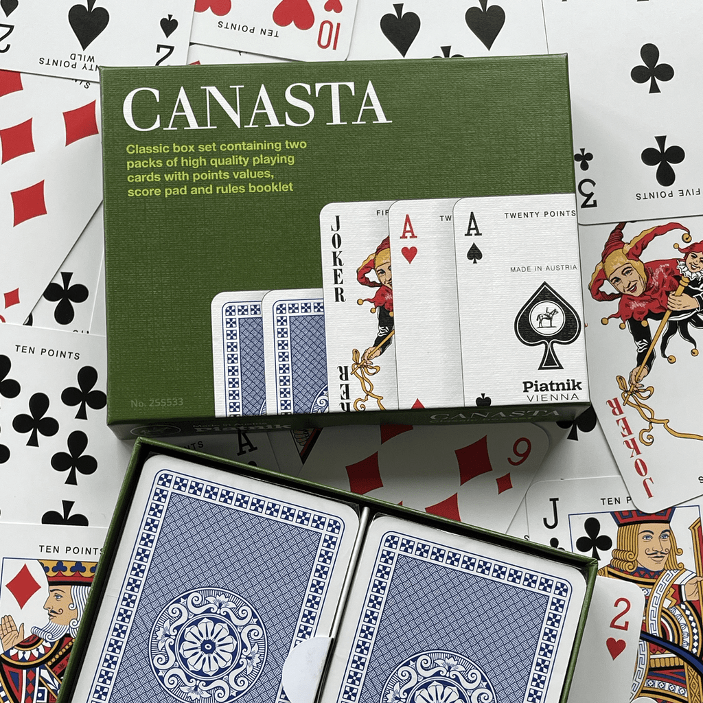 Piatnik Canasta Card Game –  Classic Boxed Set with Score Card & Instructions