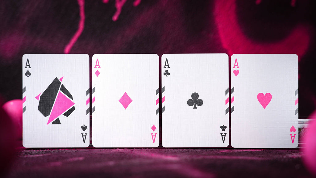 Flexible Pink Playing Cards by TCC