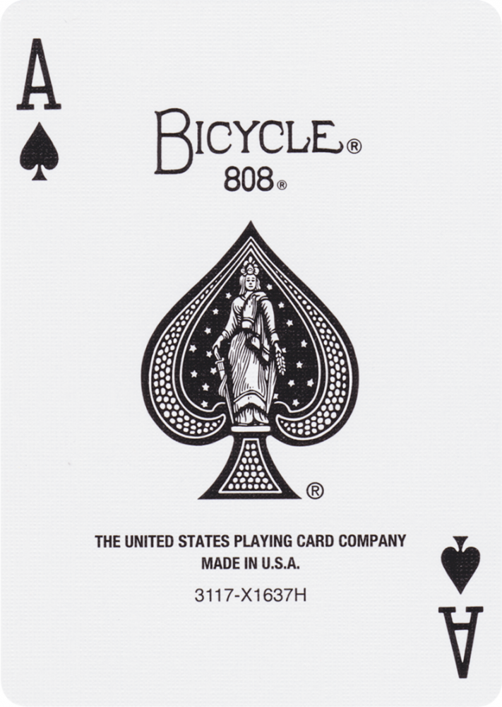 Bicycle Rider Back Turquoise Playing Cards