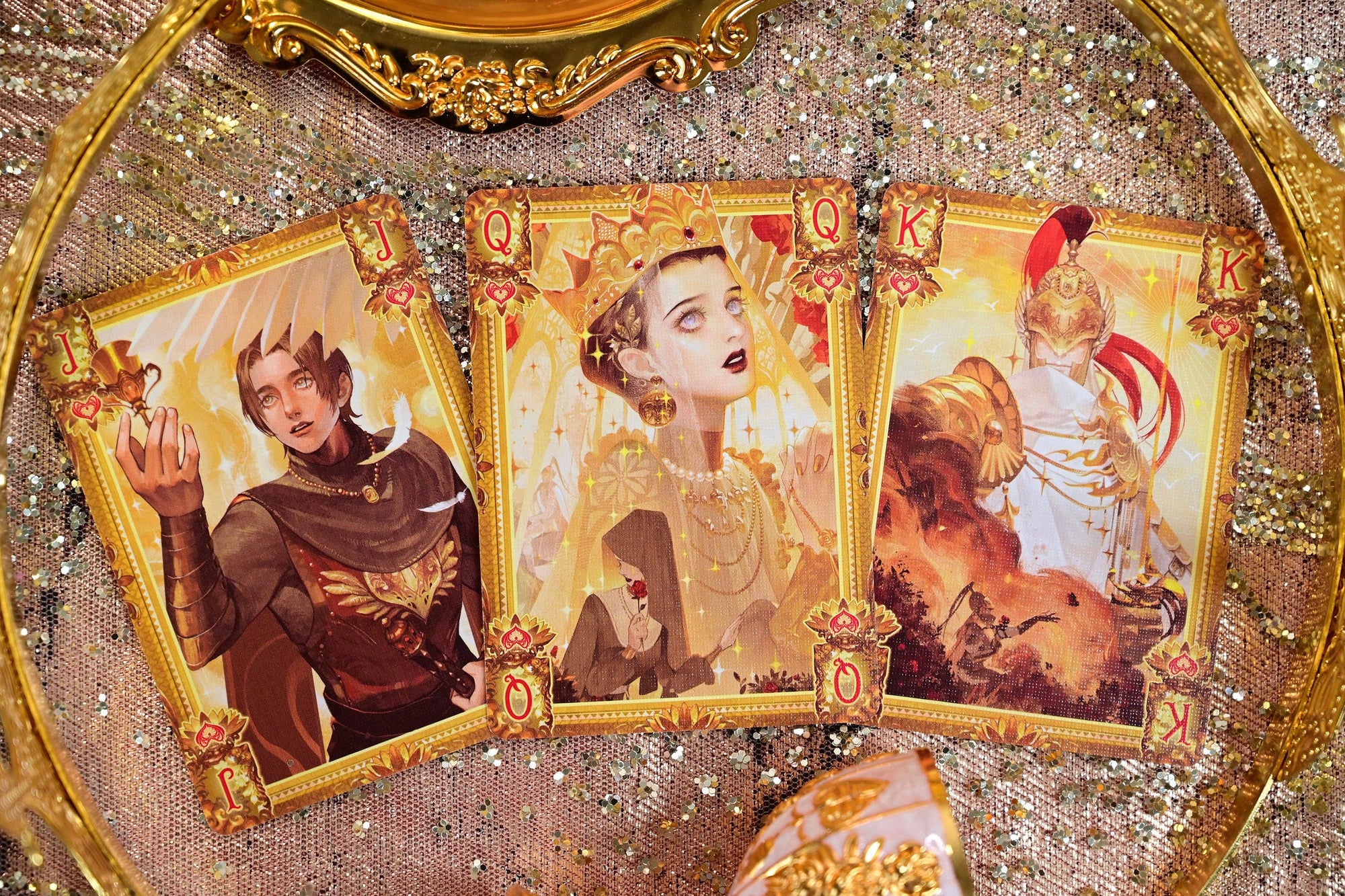 King Arthur Playing Cards V2: Excalibur: Golden Dawn (Standard)