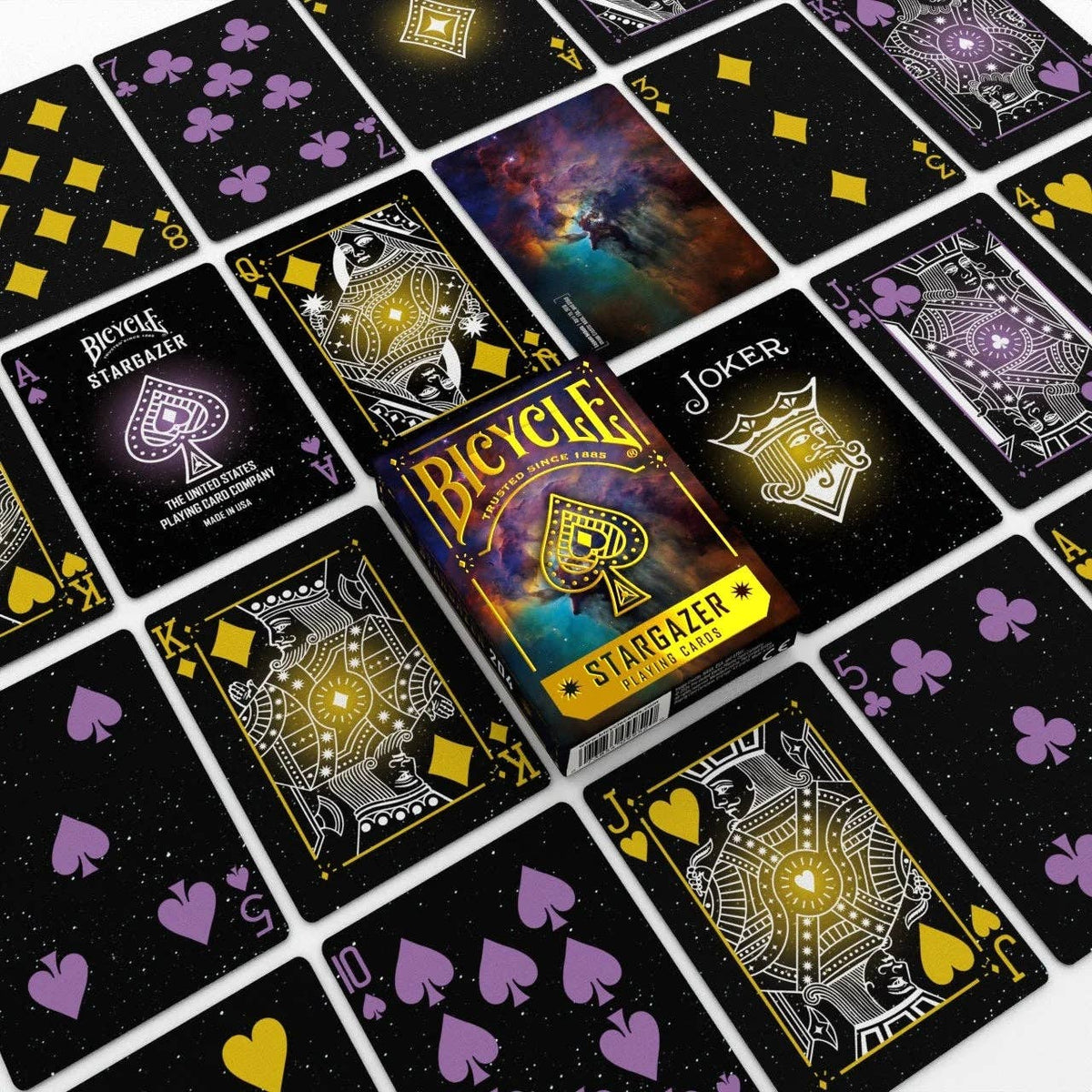 Bicycle Stargazer 204 Playing Cards – Lagoon Nebula Space Deck