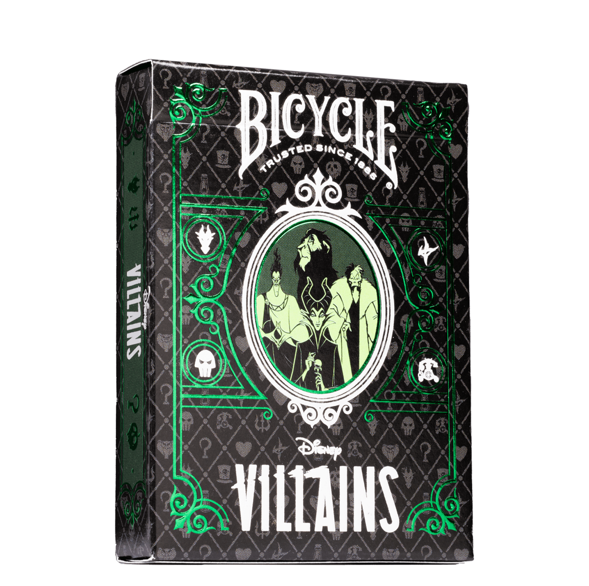 Bicycle Disney Villains Green Playing Cards – Jumbo Index Poker Deck