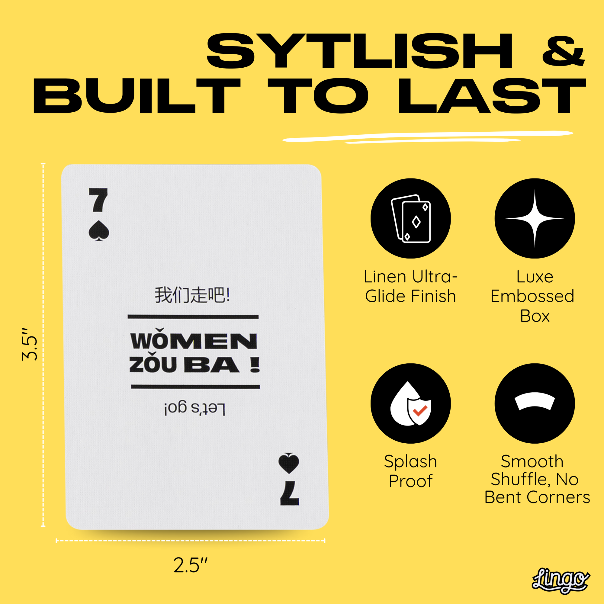 Lingo Mandarin Travel Playing Cards