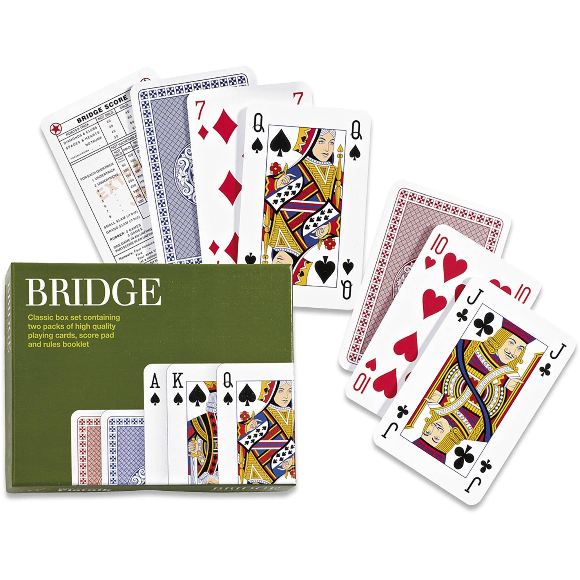 Piatnik Bridge Playing Cards – Classic Boxed Set with Score Card & Instructions