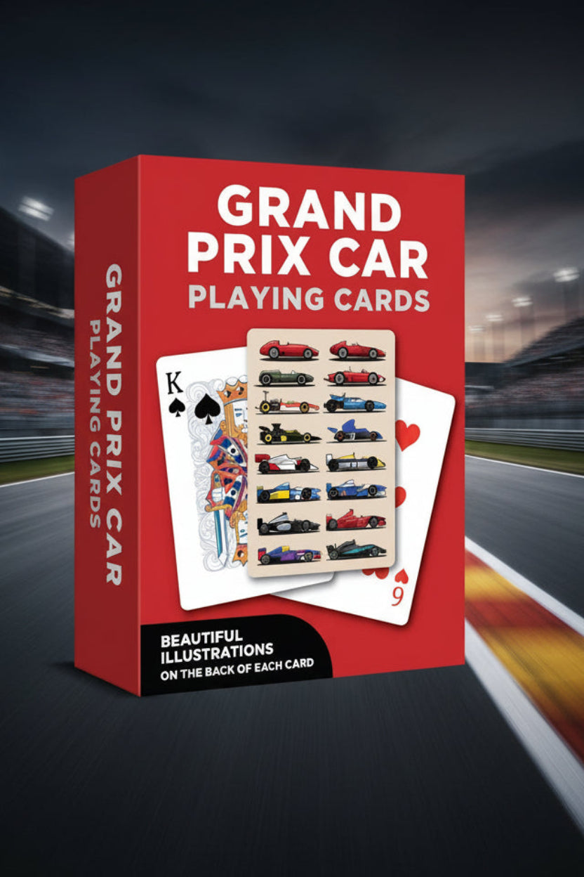 Grand Prix Car Playing Cards by Coach House