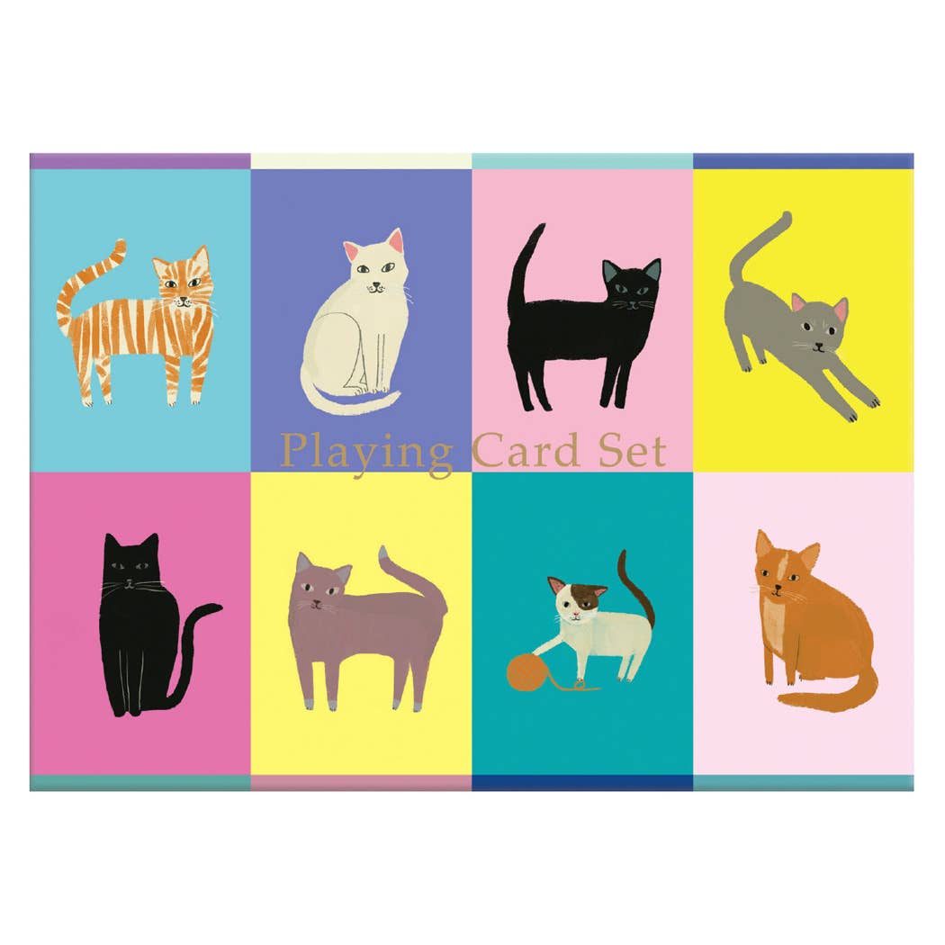 Cat Etiquette Luxury Double Playing Card Set by Roger la Borde