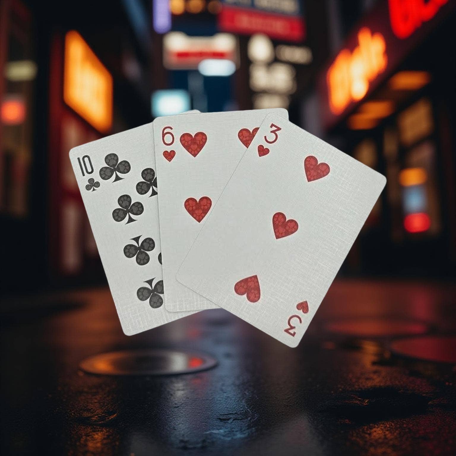 Biker Dogs Playing Cards